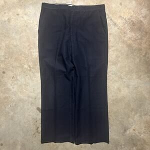 Vintage 70s Frederick & Nelson Navy Talon Trousers 34x28
